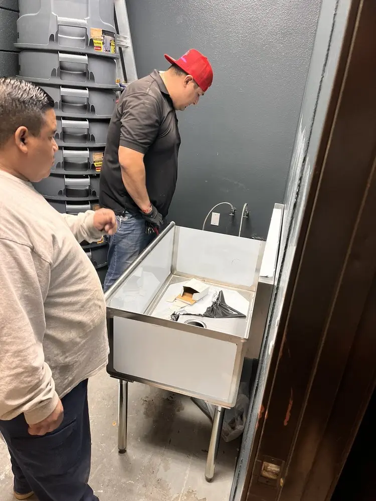 Commercial plumbing and sink installation in Dalevue